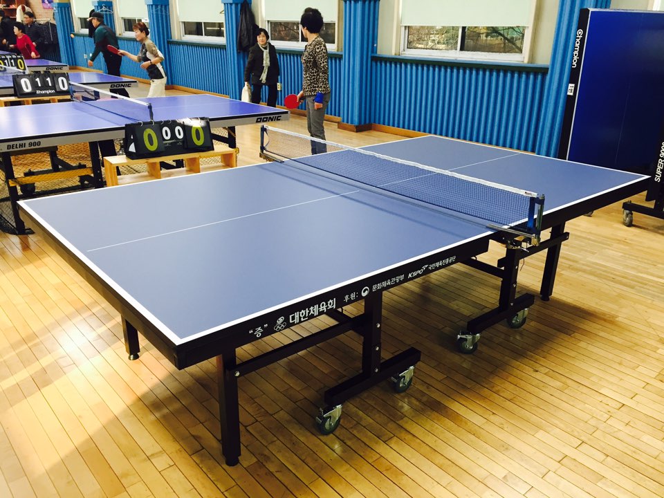 문화체육관광부 노인시설 운동용품 지원사업 탁구대지원 참조 이미지